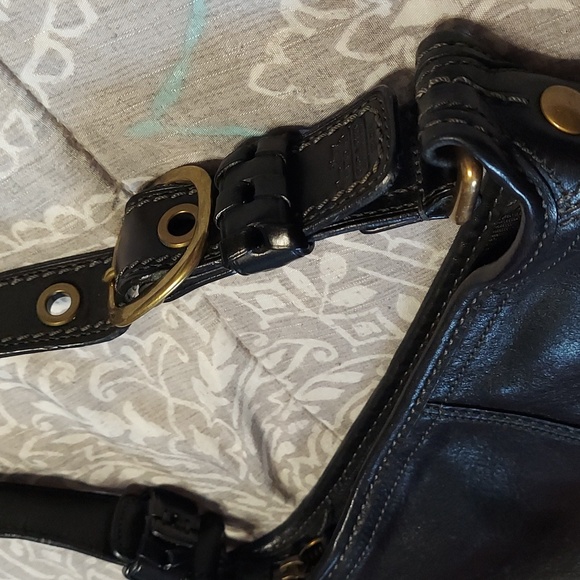 Coach Black real leather bag - Picture 2 of 4